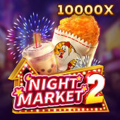 Night Market 2 hot game icon with lanterns and market stalls